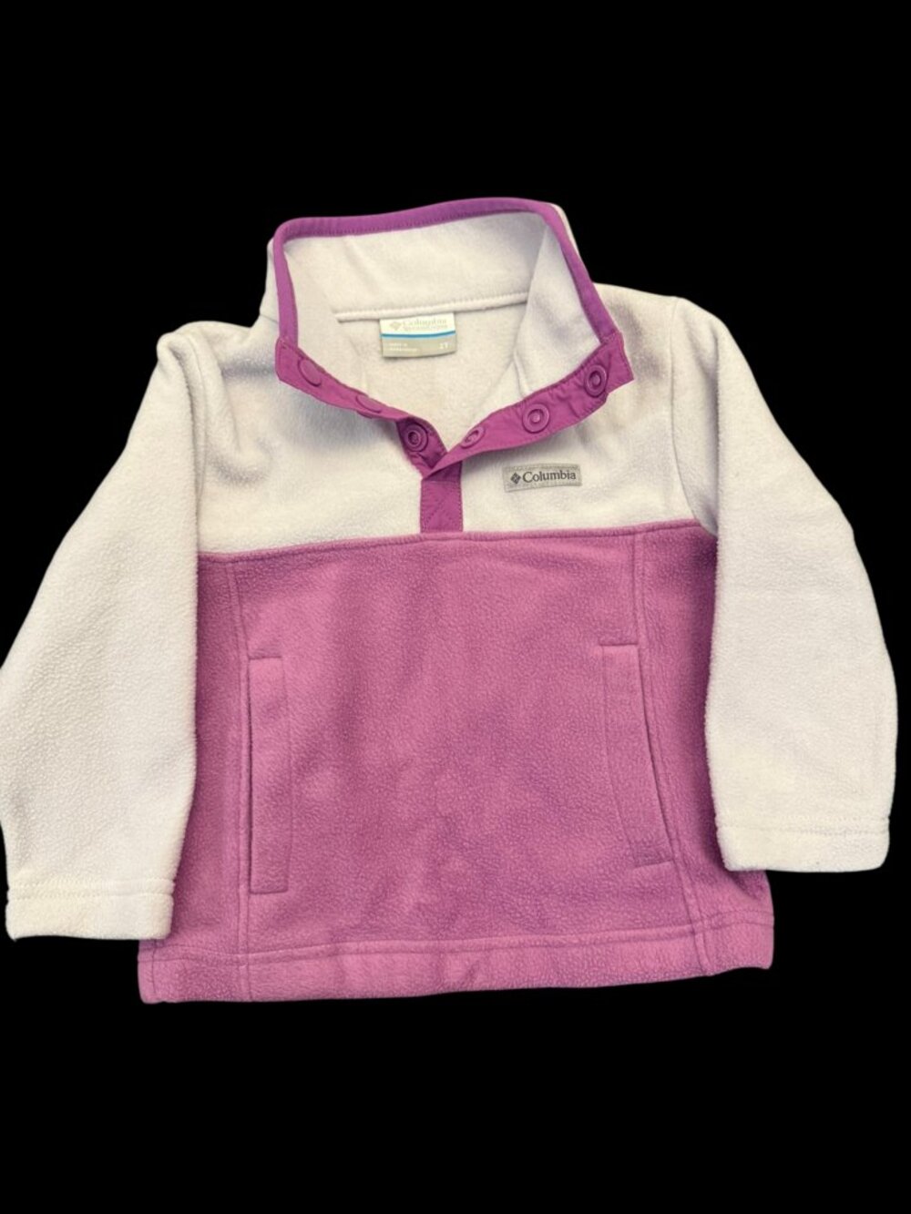 Columbia Girls' Purple Fleece Pullover